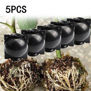5Pcs Plant Rooting Ball Grafting Rooting Growing Box Breeding Seeding Case Conta